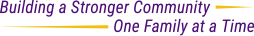 Chatham County Housing Authority slogan: Building a Stronger Community - One Family at a Time